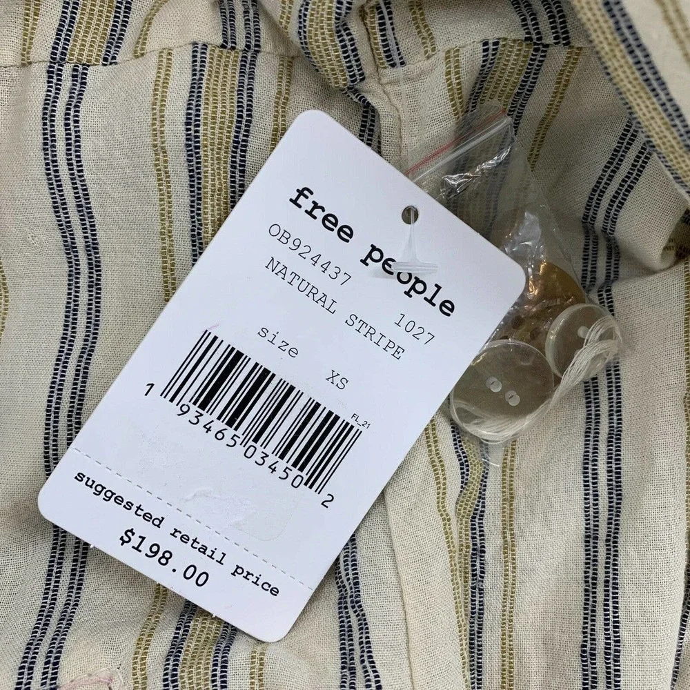 Free People Sweet Melody Trench Coat‎ Long XS Double Breasted Capsule Minimalist